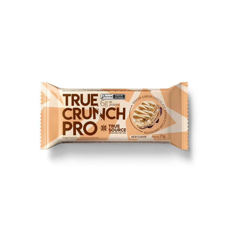 True Crunch Pro Chocolate Branco com Amendoim 25g
