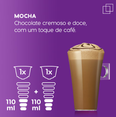 Cápsula Dolce Gusto sabor Mocha