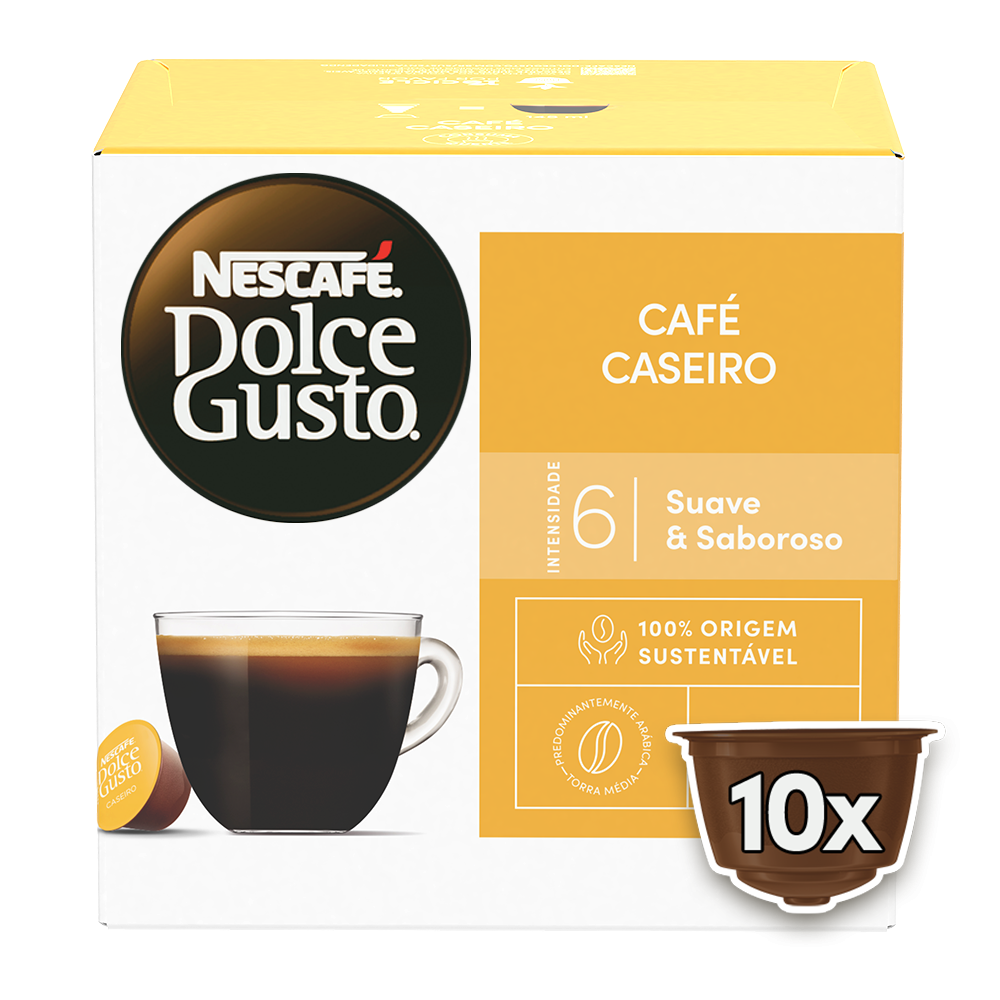 Cápsula Dolce Gusto sabor Café Caseiro