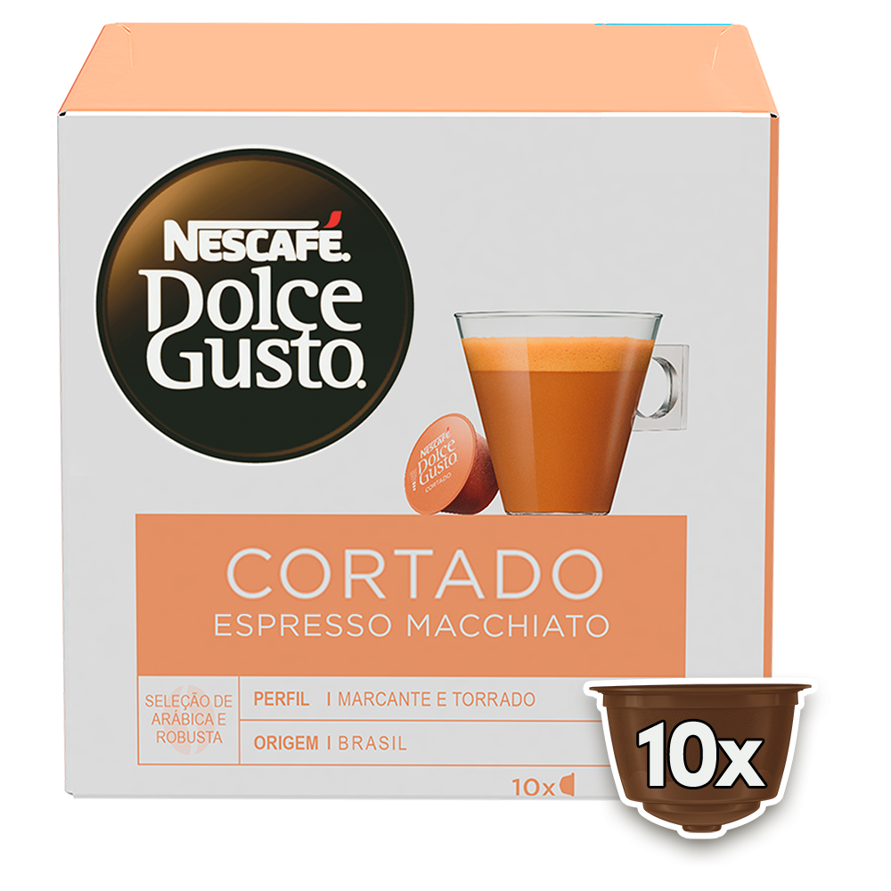 Cápsula Dolce Gusto sabor Cortado
