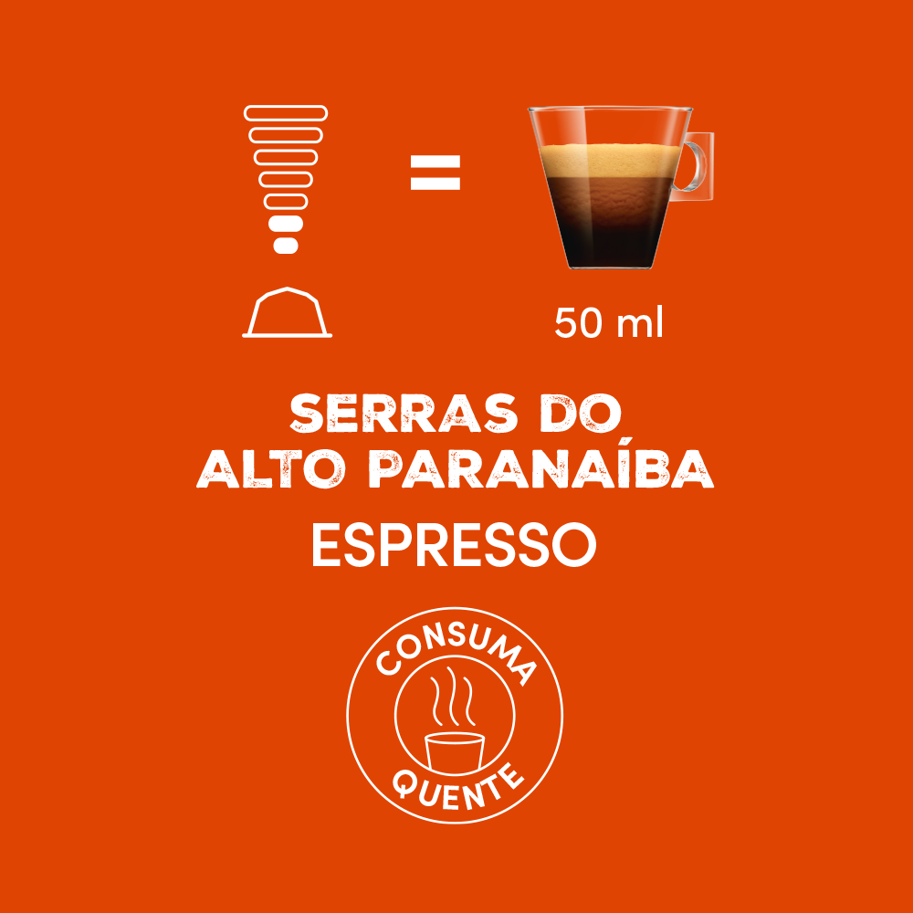 Cápsula Dolce Gusto sabor Expresso Serras do Alto da Paranaíba