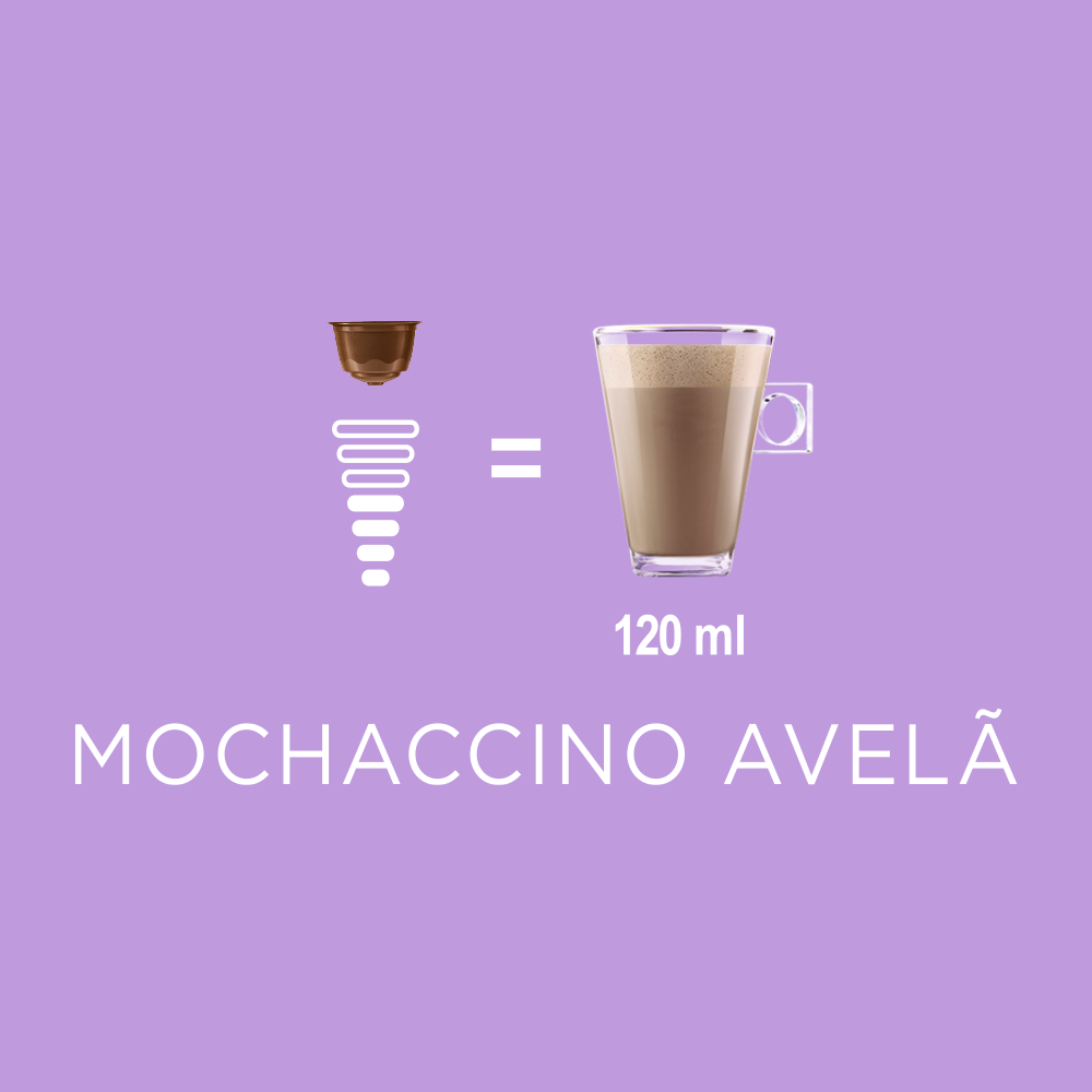 Cápsula Dolce Gusto sabor Mochaccino Avelã