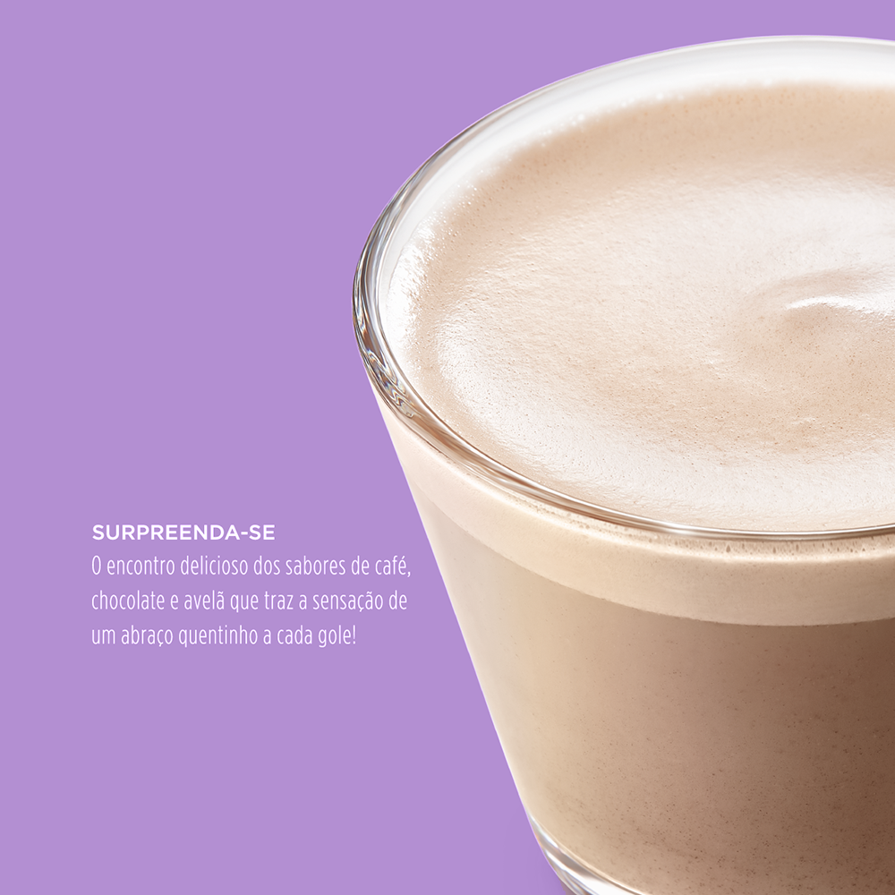 Cápsula Dolce Gusto sabor Mochaccino Avelã