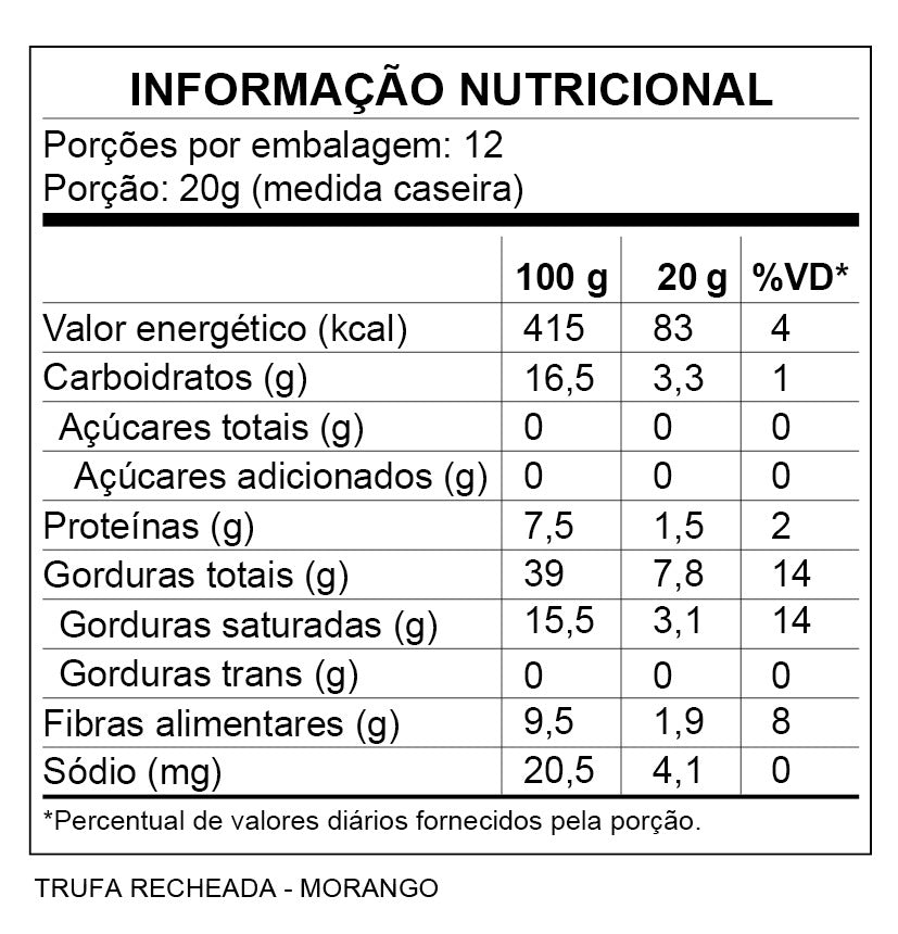 Trufas Recheadas Sortidas 240g
