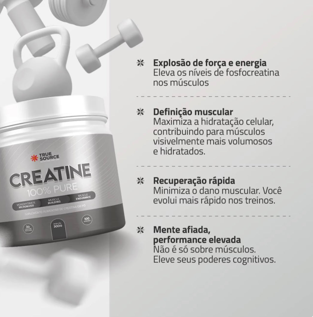 Creatina 100% Pure MONOHIDRATADA