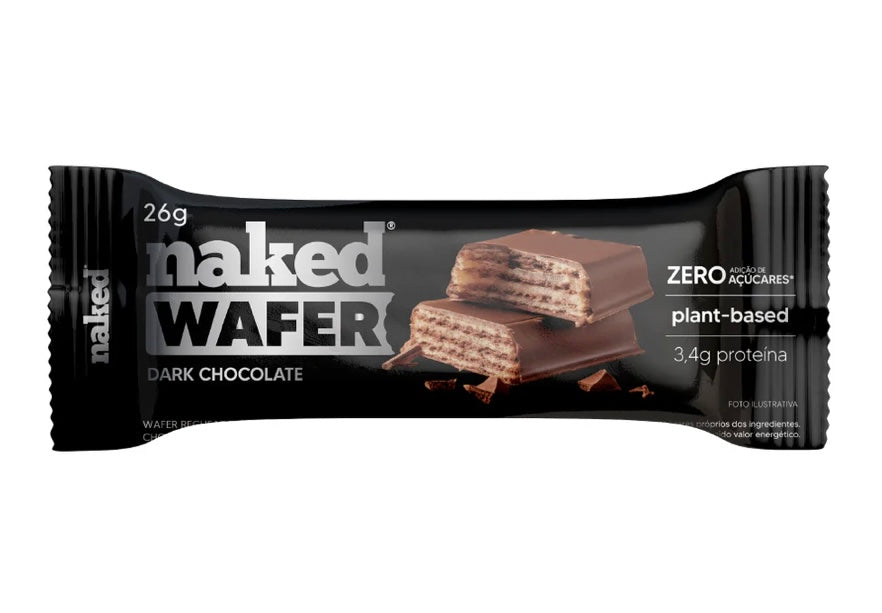 Naked Wafer Dark Chocolate 26g