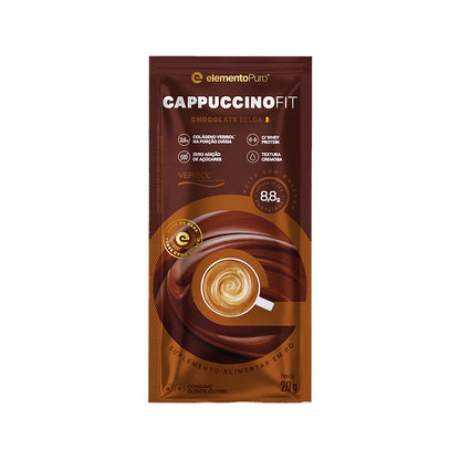 Cappuccino Fit Sachê 20g | Sabor Chocolate Belga