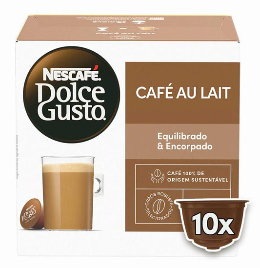 Cápsula Dolce Gusto sabor Café Au Lait
