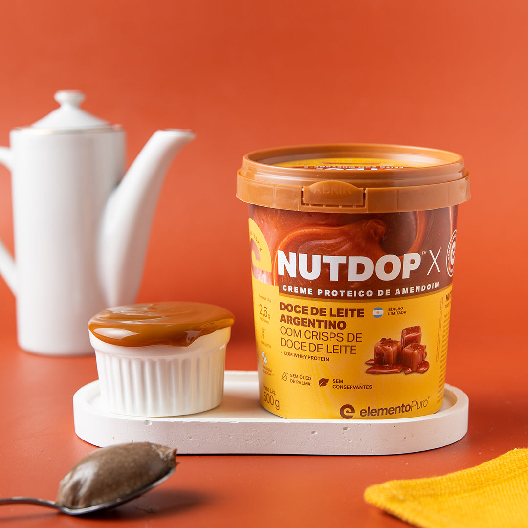 Creme de Amendoim NUTDOP X 500g | Sabor Doce de leite Argentino