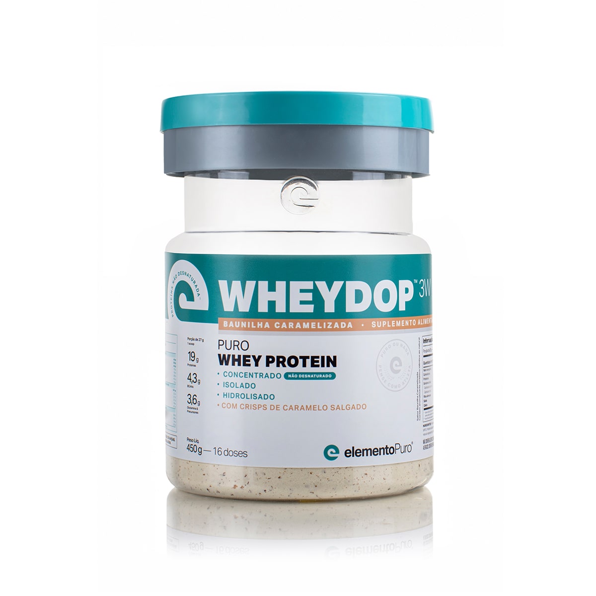 WHEYDOP 3W 450g | Sabor Baunilha Caramelizada