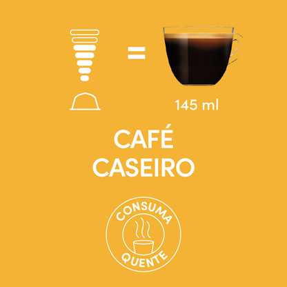 Cápsula Dolce Gusto sabor Café Caseiro