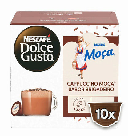Cápsula Dolce Gusto sabor Cappuccino Moça Brigadeiro