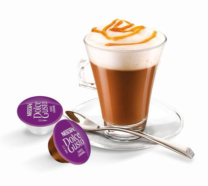Cápsula Dolce Gusto sabor Chococino Caramel