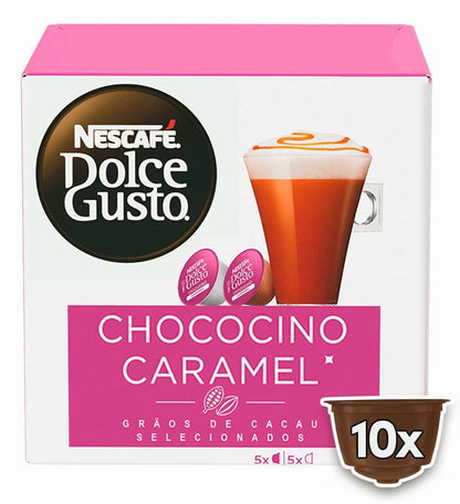 Cápsula Dolce Gusto sabor Chococino Caramel