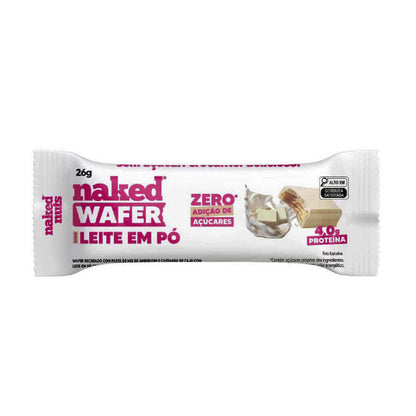 Naked Wafer Leite em Pó Chocolate Branco 26g