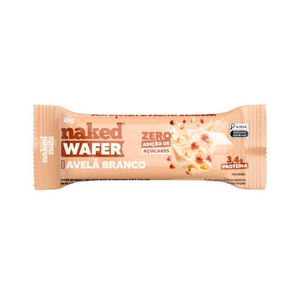 Naked Wafer Avelã Branco 26g