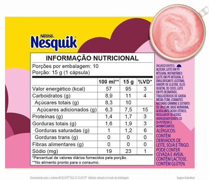 Cápsula Dolce Gusto sabor Nesquik