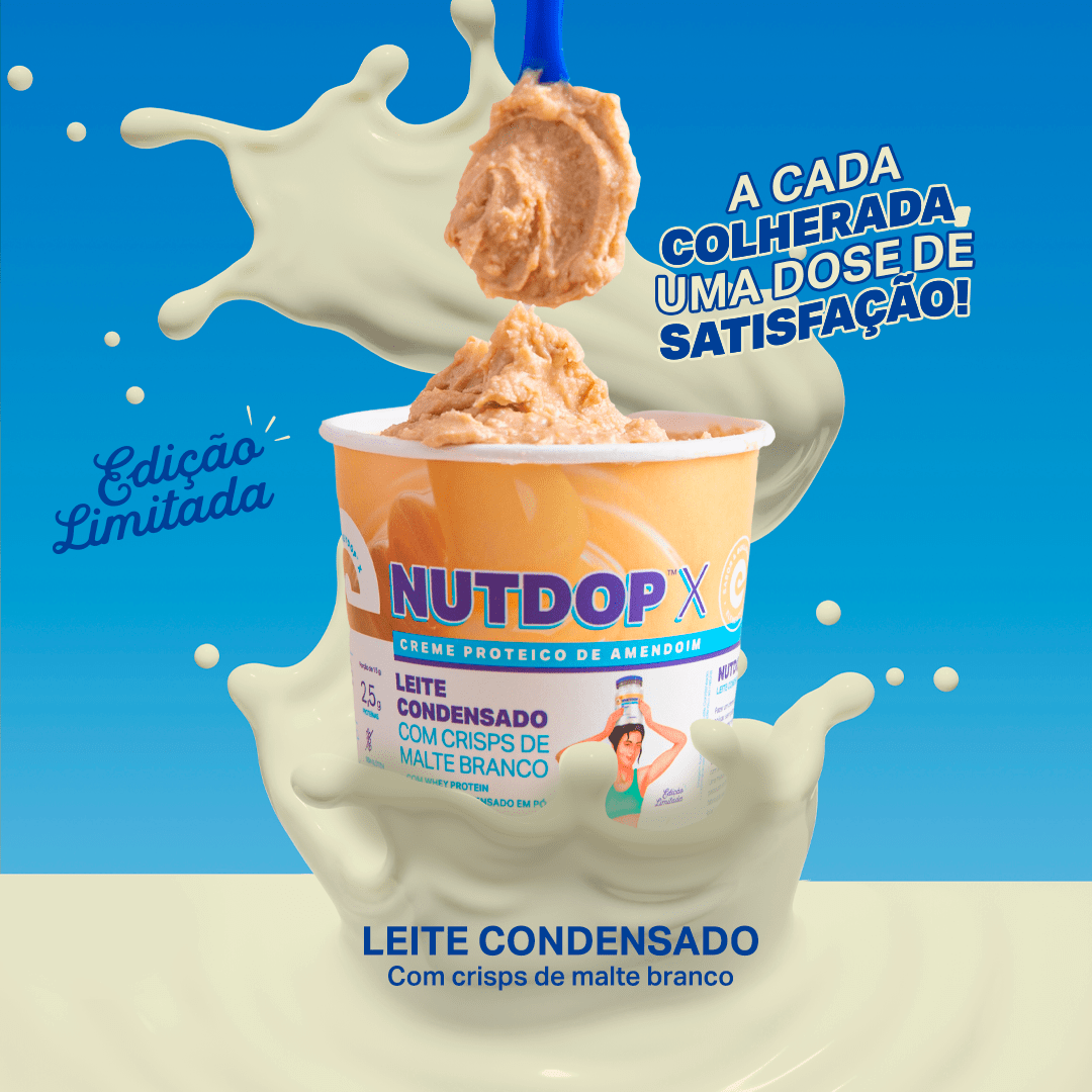 Creme de Amendoim NUTDOP X 500g | Sabor Leite Condensado