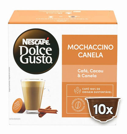 Cápsula Dolce Gusto sabor Mochaccino Canela