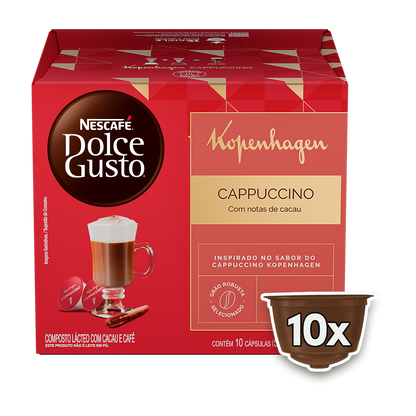 Cápsula Dolce Gusto sabor Cappuccino Kopenhagen