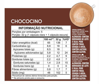 Cápsula Dolce Gusto sabor Chococino