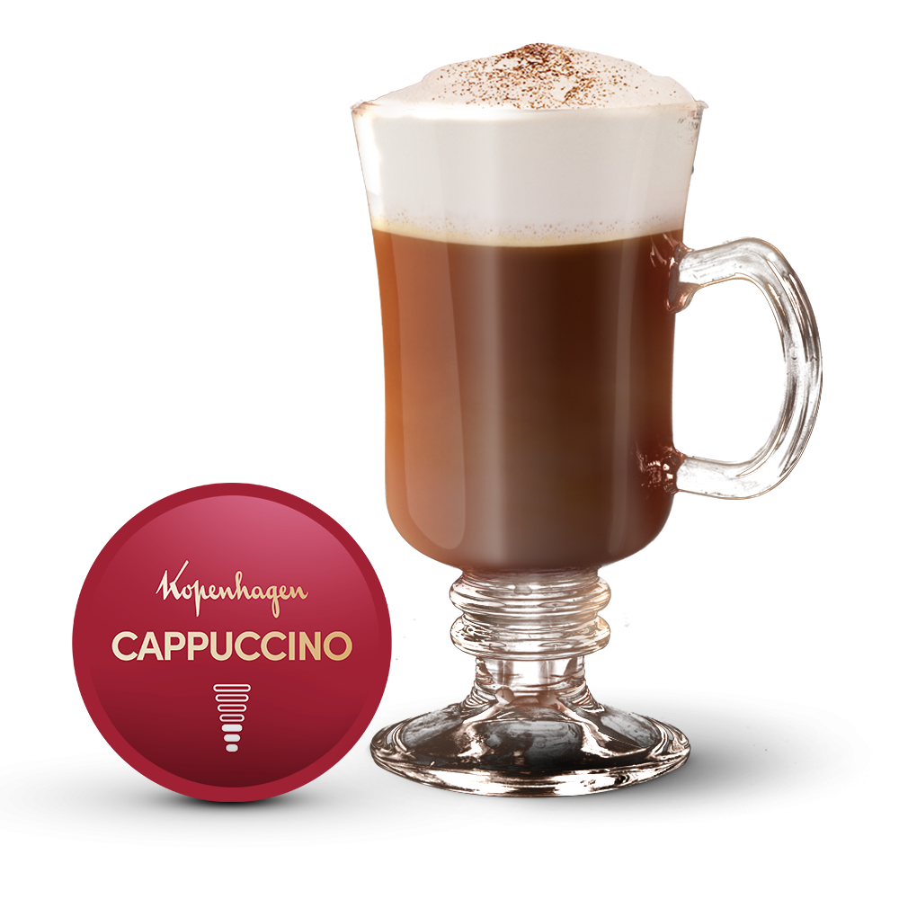 Cápsula Dolce Gusto sabor Cappuccino Kopenhagen