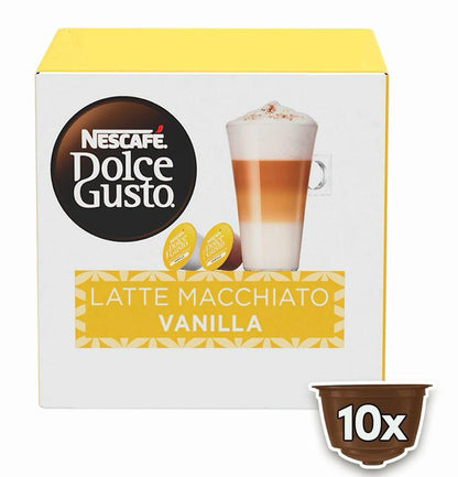Cápsula Dolce Gusto sabor Latte Macchiato Vanilla
