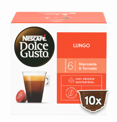 Cápsula Dolce Gusto sabor Lungo