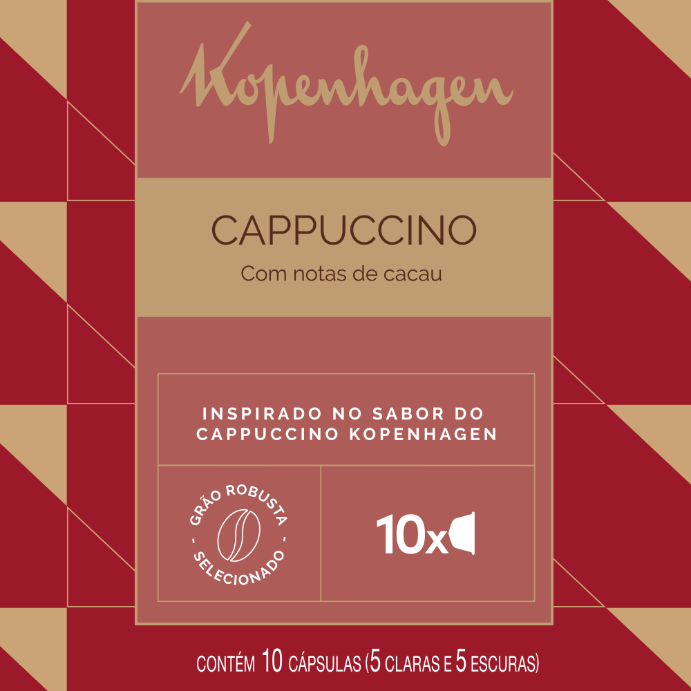 Cápsula Dolce Gusto sabor Cappuccino Kopenhagen