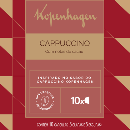 Cápsula Dolce Gusto sabor Cappuccino Kopenhagen
