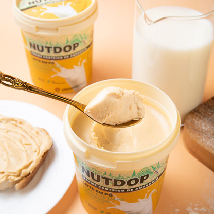 Creme de Amendoim NUTDOP X 500g | Sabor Leite em Pó