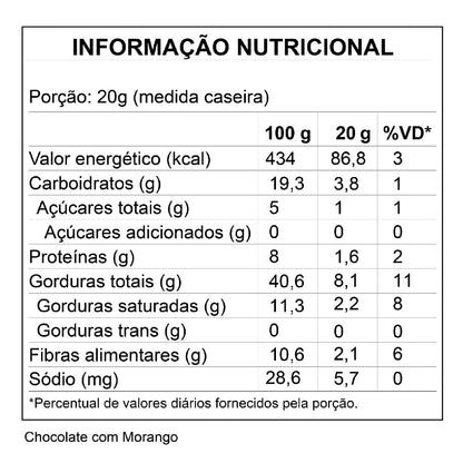 Creme de Morango com Chocolate 450g