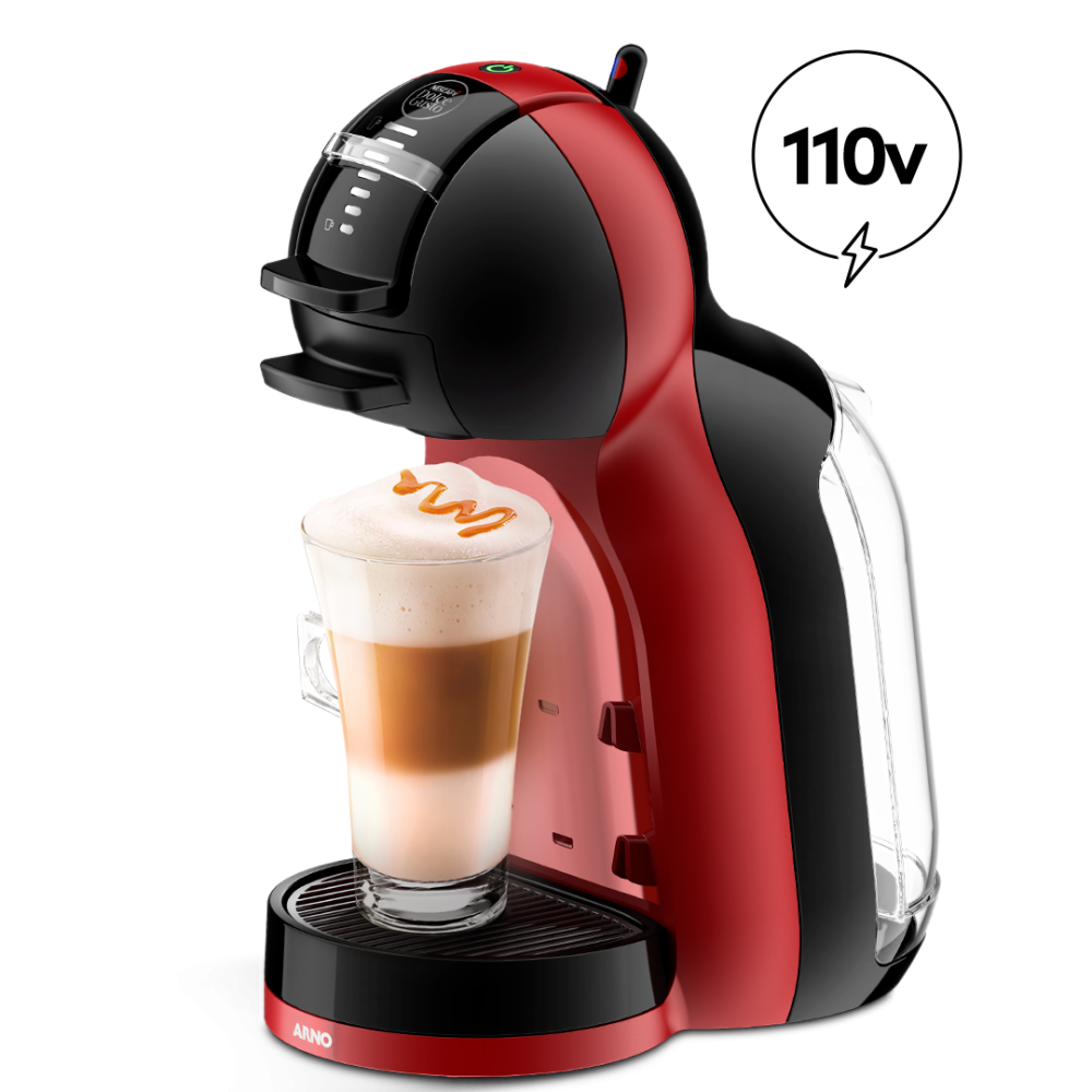 Cafeteira Dolce Gusto Mini Me (Vermelha e preta)