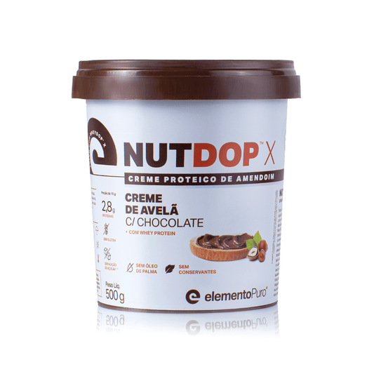 Creme de Amendoim NUTDOP X 500g | Sabor Avelã c/ Chocolate