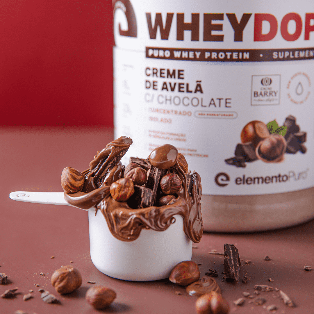 WHEYDOP X 900g | Sabor Creme de Avelã c/Chocolate