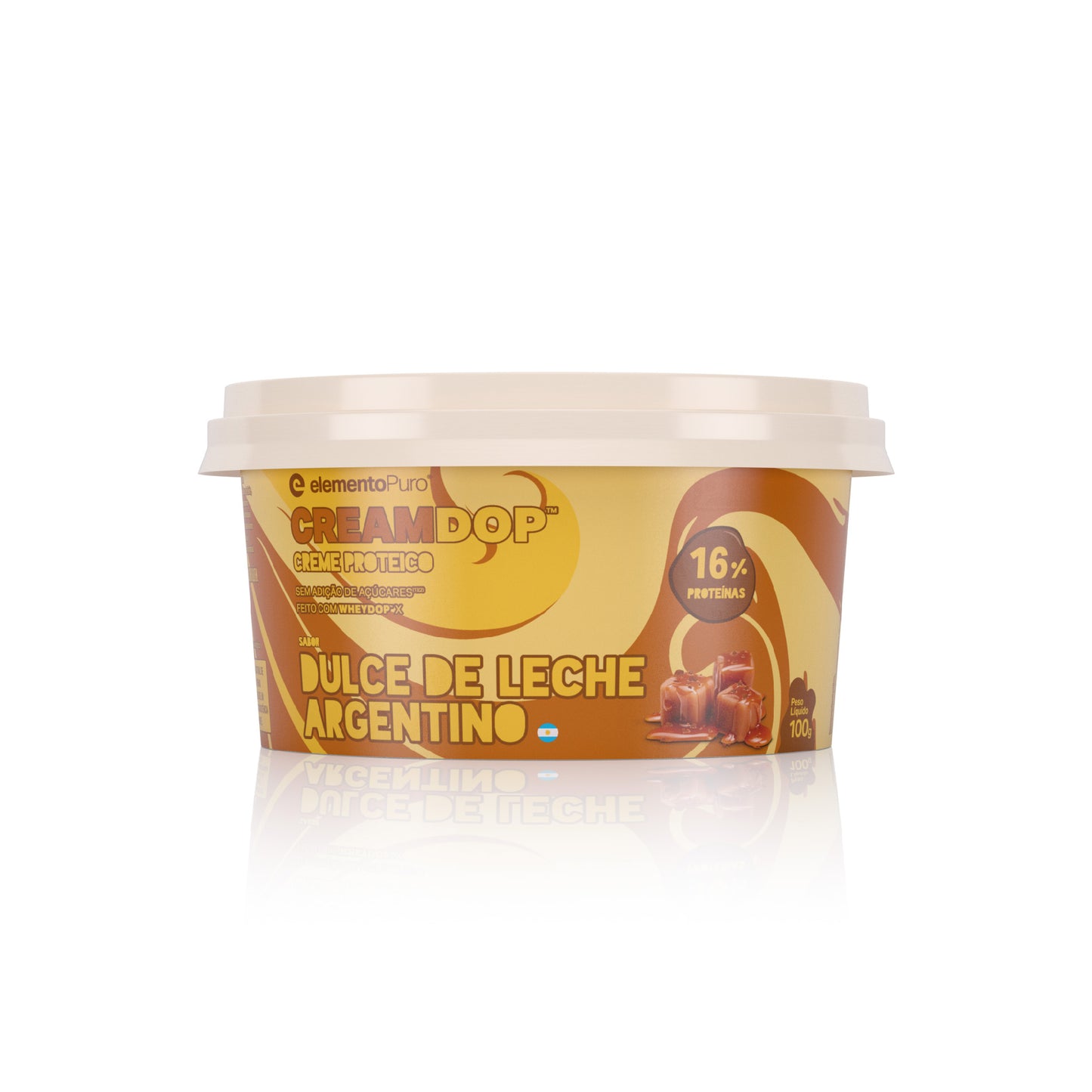 Creme Proteico CREAMDOP - Sabor Doce de leite Argentino 100g