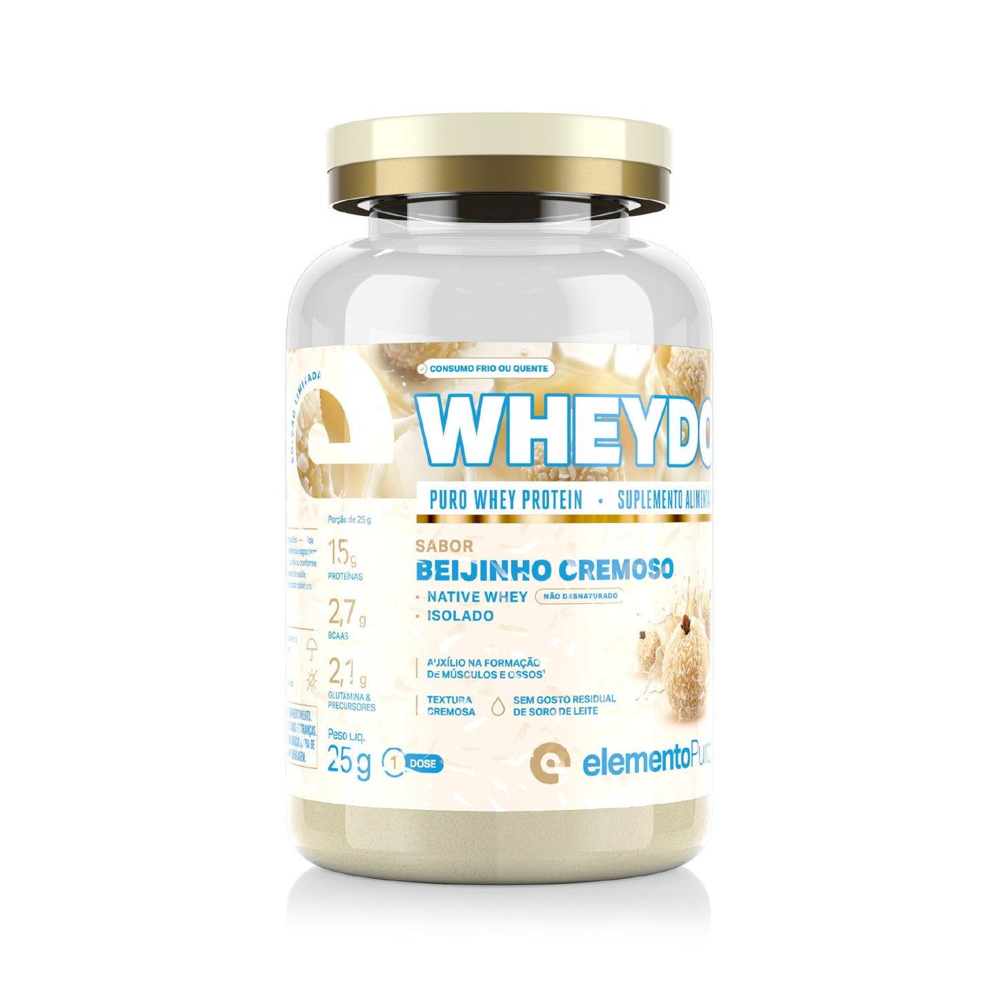 Monodose WHEYDOP X 25g | Sabor Beijinho Cremoso