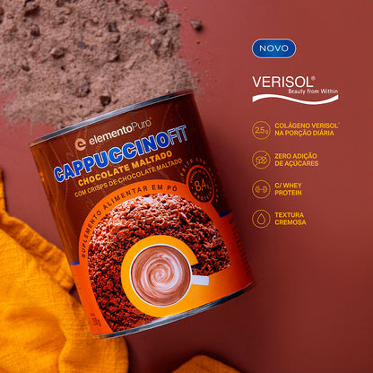 Cappuccino Fit 200g | Sabor Chocolate Maltado