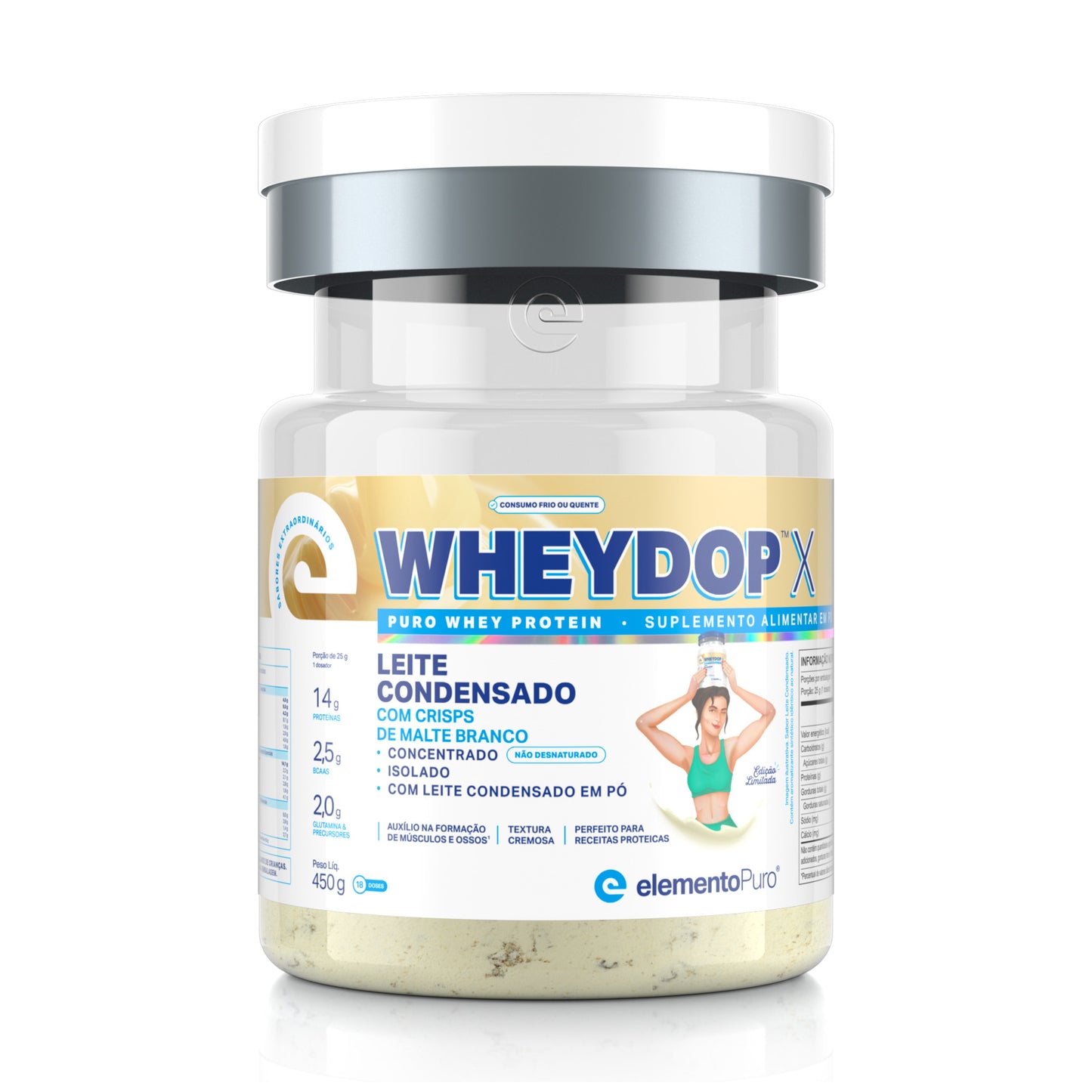 WHEYDOP X 450g | Sabor Leite Condensado