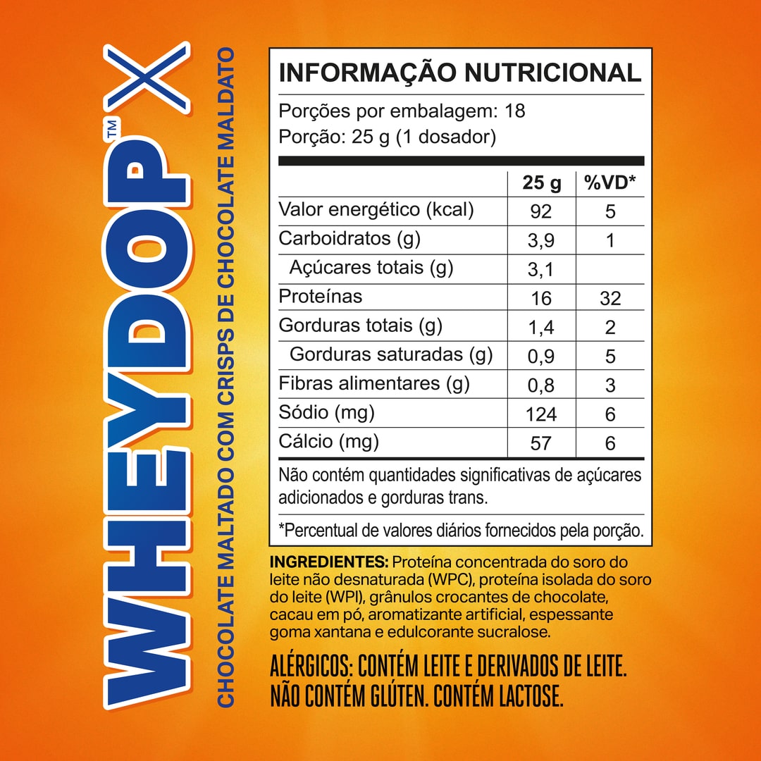 WHEYDOP X 450g | Sabor Chocolate Maltado