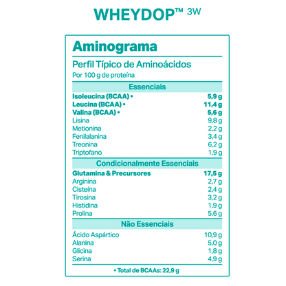 WHEYDOP 3W 450g | Sabor Morango c/ Leite Condensado