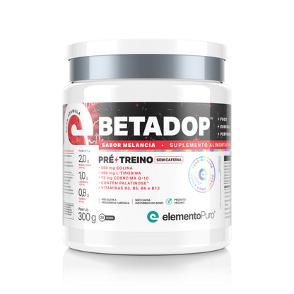 Pré Treino Betadop 300g - Sabor Melancia