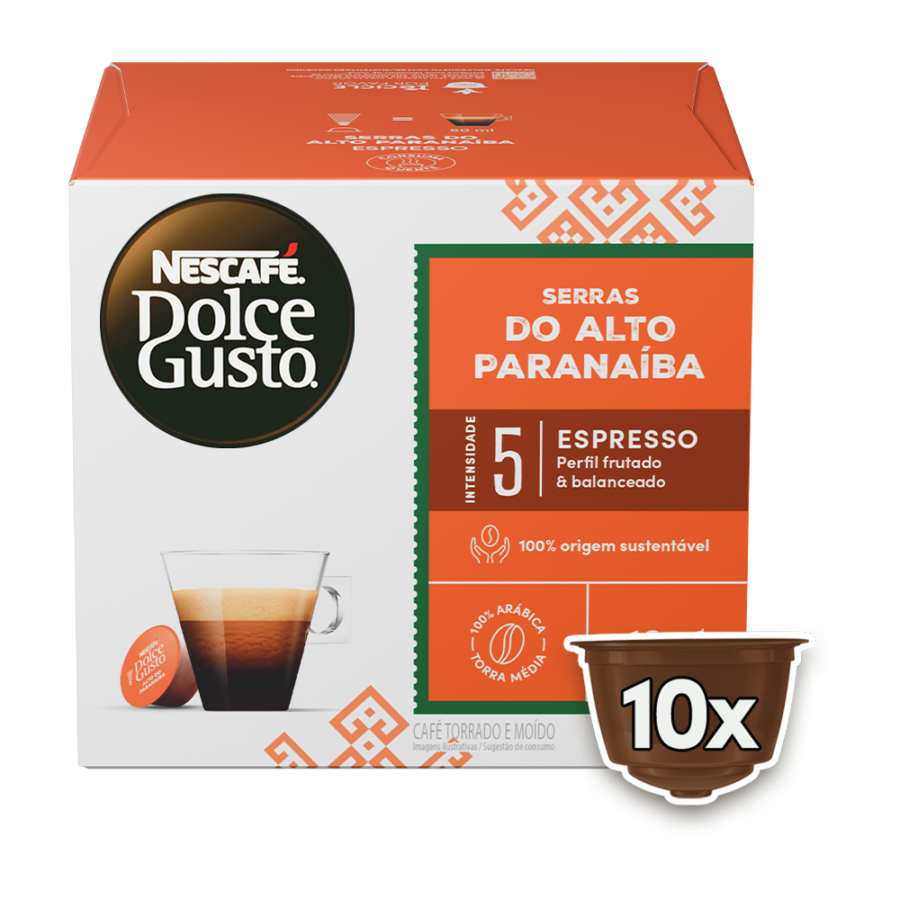 Cápsula Dolce Gusto sabor Expresso Serras do Alto da Paranaíba