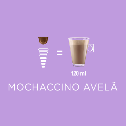 Cápsula Dolce Gusto sabor Mochaccino Avelã