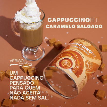 Cappuccino Fit 200g | Sabor Caramelo Salgado