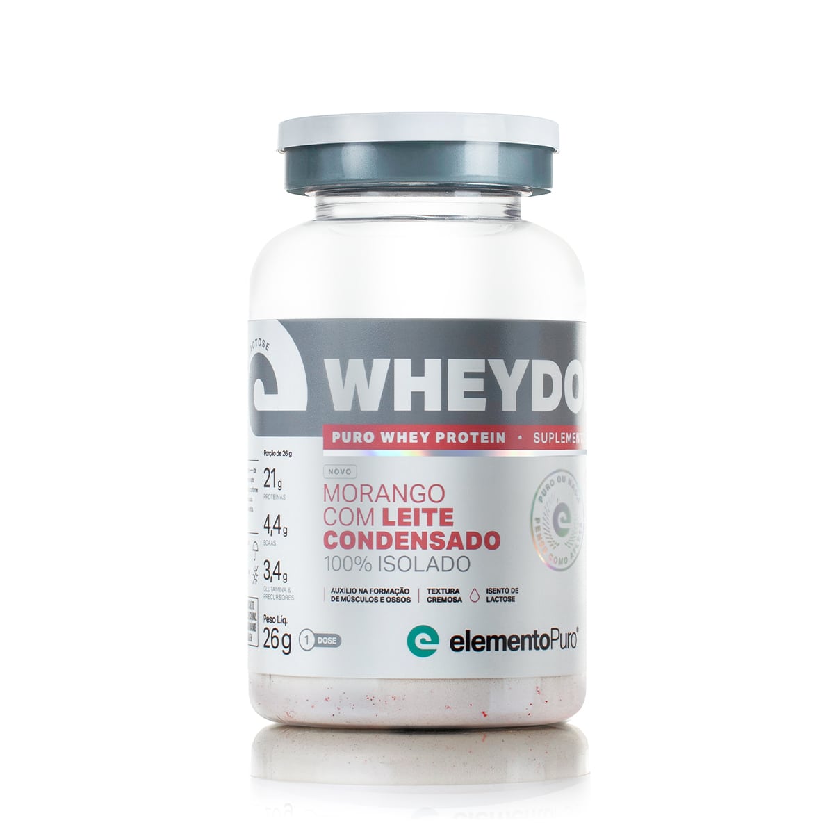 Monodose WHEYDOP ISO 26g | Sabor Morango com Leite Condensado