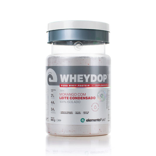 WHEYDOP ISO 900g | Sabor Morango com leite Condensado
