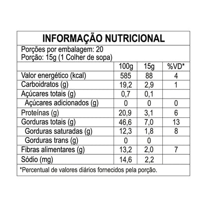 Pasta de Amendoim sabor Dark Chocolate 300g