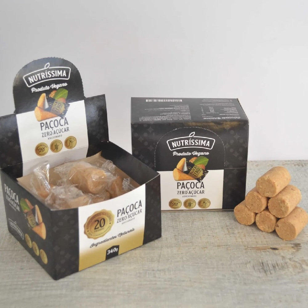 Paçoca Zero Açúcar c/20un