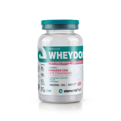 Monodose WHEYDOP 3W 27g | Sabor Morango com leite Condensado